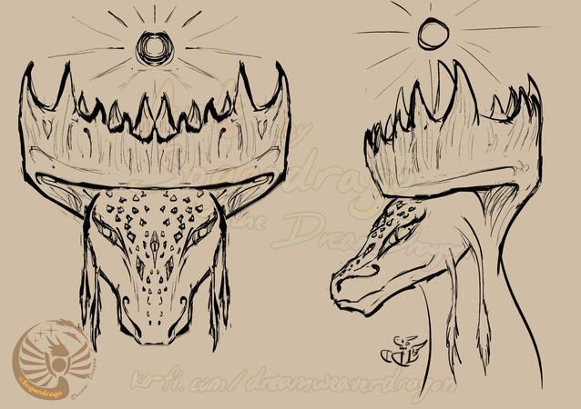 Headshot Sketch, two angle - $15