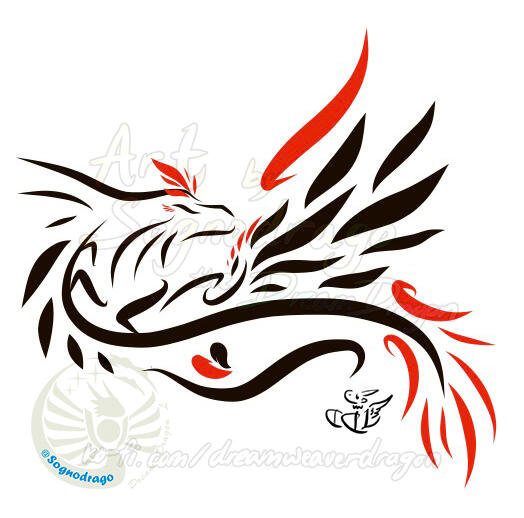 Small Tribal digital with 2 colors - $65
