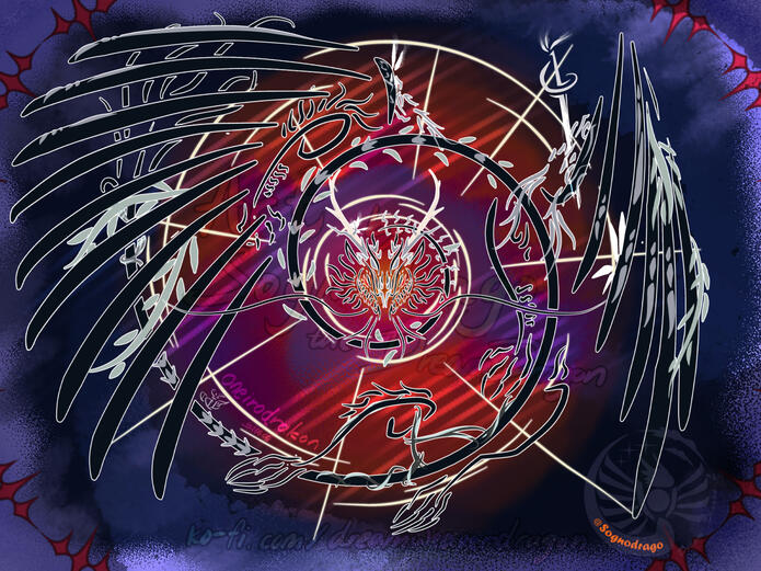Large complex fullbody Tribal, multiple colors, design background - $205